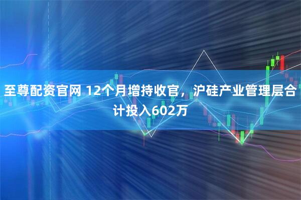 至尊配资官网 12个月增持收官，沪硅产业管理层合计投入602万