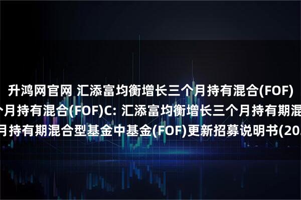 升鸿网官网 汇添富均衡增长三个月持有混合(FOF)A,汇添富均衡增长三个月持有混合(FOF)C: 汇添富均衡增长三个月持有期混合型基金中基金(FOF)更新招募说明书(2025年7月18日更新)